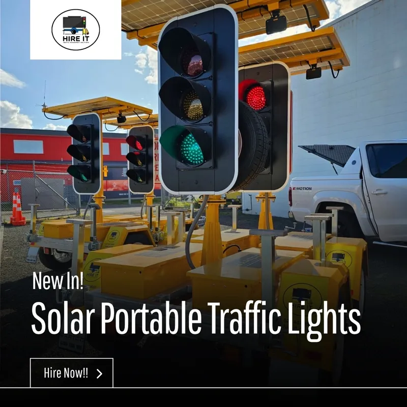 Solar Portable Traffic Lights for Hire NZ